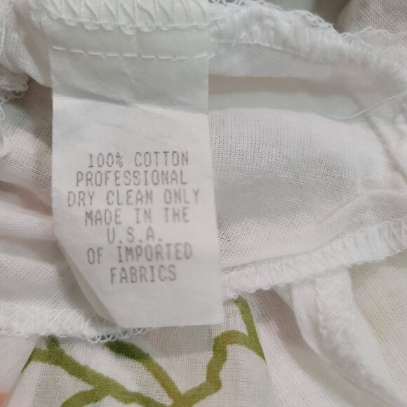 VTG USA Womens Pastel Garden Floral Midi Skirt Sz 4 Lined Cottagecore Coquette - Picture 11 of 11